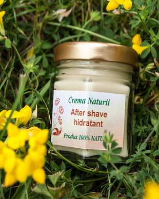 Crema aftershave pentru piele sensibila cu galbenele si musetel