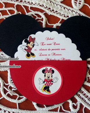 Invitatie Minnie Mouse