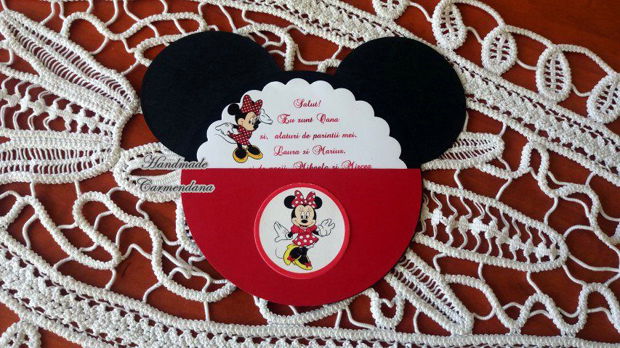 Invitatie Minnie Mouse