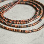 Sir 10 cm margele africane vulcanite, 3mm