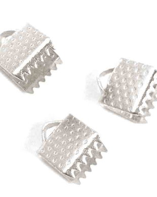 Capat sirag, 6x6 mm, argintiu