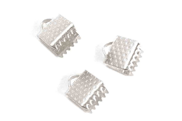 Capat sirag, 6x6 mm, argintiu