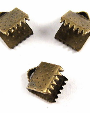 Capat sirag, 6x6 mm, bronz