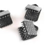 Capat sirag, 6x6 mm, gunmetal