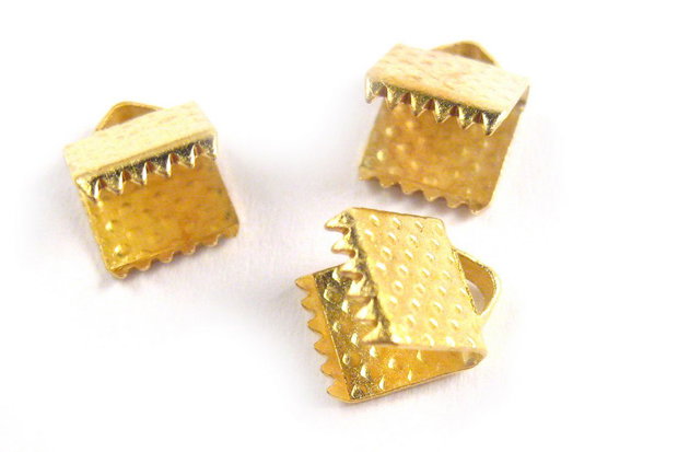 Capat sirag, 6x6 mm, auriu