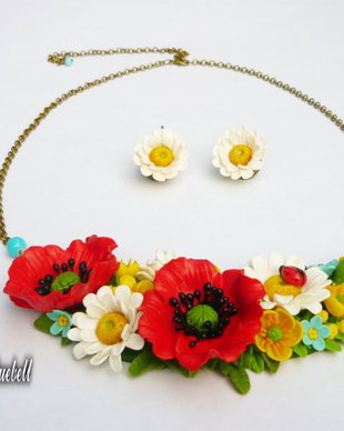 Set cu maci si margarete