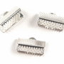 Capat sirag, 13x8 mm, argintiu