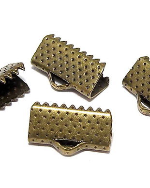 Capat sirag, 13x8 mm, bronz