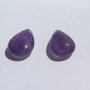 (2 bucati) Briolete ametist aprox 7x13x18 mm