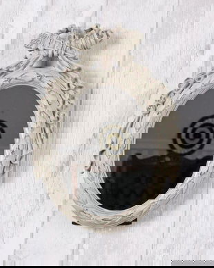 Oglinda alba Shabby Chic