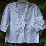 Bluza rustica cu dantela