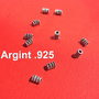 Tub din argint partial antichizat aprox 4x5.5 mm