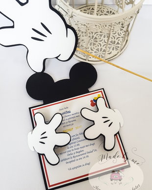 Invitatie Mickey/Minnie