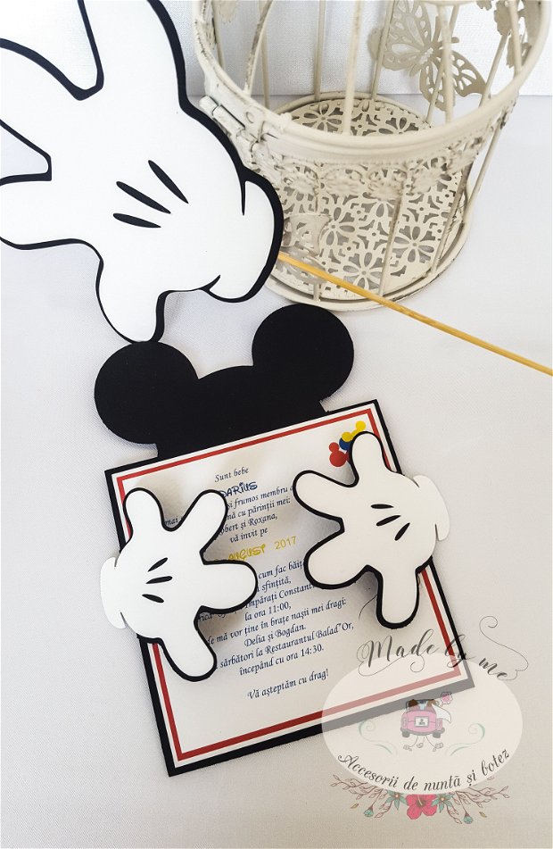 Invitatie Mickey/Minnie