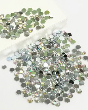 Margele rinehstone 2 mm, plate