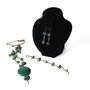 Set cercei, bratara si colier agate