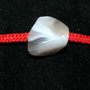 Bratari cu snur rosu si margea de agat si cruce din turcoaz(bratari tip shamballa)