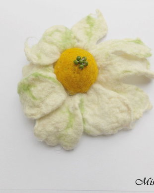 vqndut Brosa si clema impaslita Floare alba