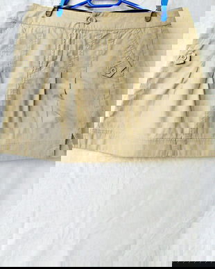 fusta mini sport bumbac  bej