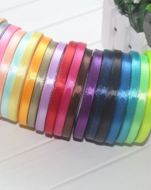 Panglica satin  6 mm