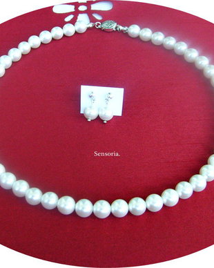 set perle de Mallorca albe