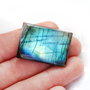 Cabochon Labradorit  flashy - spectrolit - verde  albastru galben