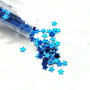 Stelute glitter aprox. 5 mm - Albastru