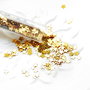 Stelute glitter aprox. 5 mm - Gold / silver