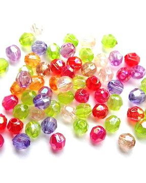 LMA401 - (10 buc) margele acrilice mix