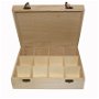 Cutie din lemn pentru plicuri de ceai- 12 compartimente -5806