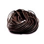Snur piele naturala maro 1mm (1metru) PALE 018