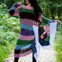 rochie sac cu nasturel