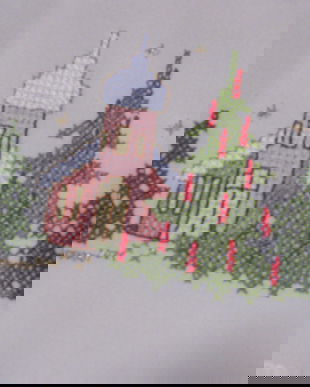 Fata de masa cu broderie