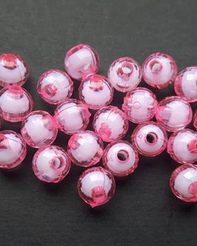 LMA806 - margele acrilice roz