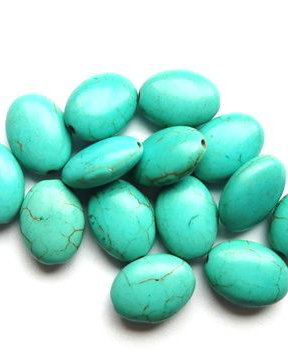 LPP1304 - margele turcoaz ovale
