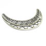 Pandantiv,baza colier zamak argintat antichizat, 105x30mm SALAK 449