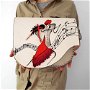 Geanta "Crossbody" handmade unicat- Dancing in Red
