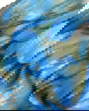 Esarfa NOUA- matase pictata manual