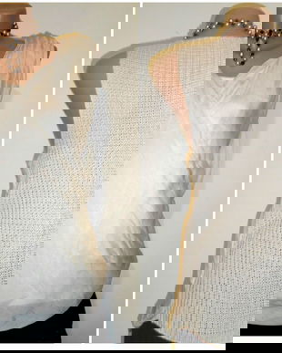 BLUZA MATASE NATURALA SI SPATE CROSETAT