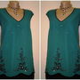 BLUZA MATASE  CU BRODERIE APLICATA