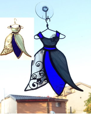 Rochie de seara vitraliu