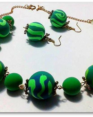 Set unicat în nuanţe de verde ,,Green indeed''