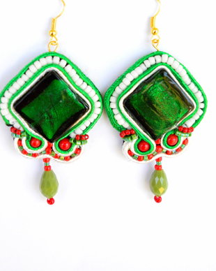 Cercei lungi soutache