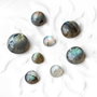 Set 8 labradorite rotunde mini -  intre 6 si 11 mm
