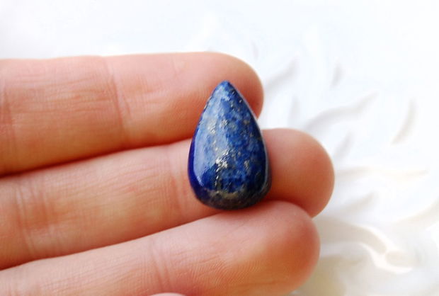 Cabochon  Lapis Lazuli lacrima