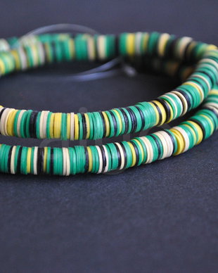 Sir 10 cm margele africane vulcanite, 6,5mm
