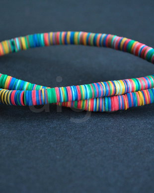 Sir 10 cm margele africane vulcanite, 6,5mm