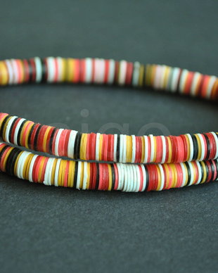Sir 10 cm margele africane vulcanite, 6,5mm