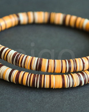 Sir 10 cm margele africane vulcanite, 8mm