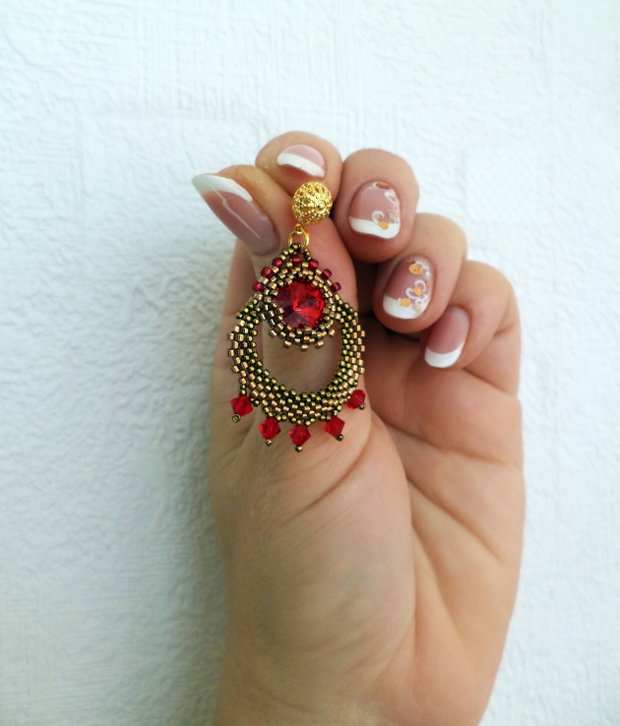 Cercei cristale Swarovski
